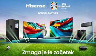 Hisense, uradni partner UEFA EURO 2024™, predstavlja kampanjo ZMAGA JE LE ZAČETEK