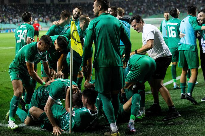 NK Olimpija : Ludogorec | Ljubljanska Olimpija se je z zlatimi črkami zapisala v klubsko zgodovino. | Foto Vid Ponikvar/Sportida