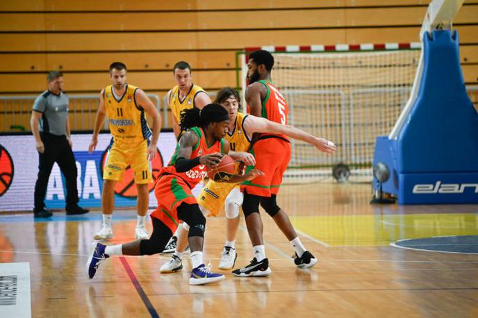 Koper Primorska Cedevita Olimpija | Ljubljančani so na Primorskem vknjižili zanesljivo zmago. | Foto Koper Primorska