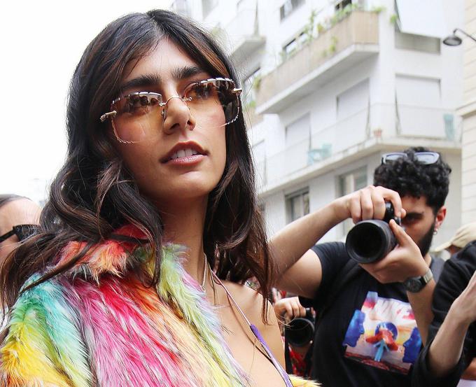 Mia Khalifa je vstopila v svet pornografije leta 2014. Njeno umetniško ime je sestavljenka imena njenega psa (Mia) in raperja Wiza Khalife. | Foto: Guliverimage