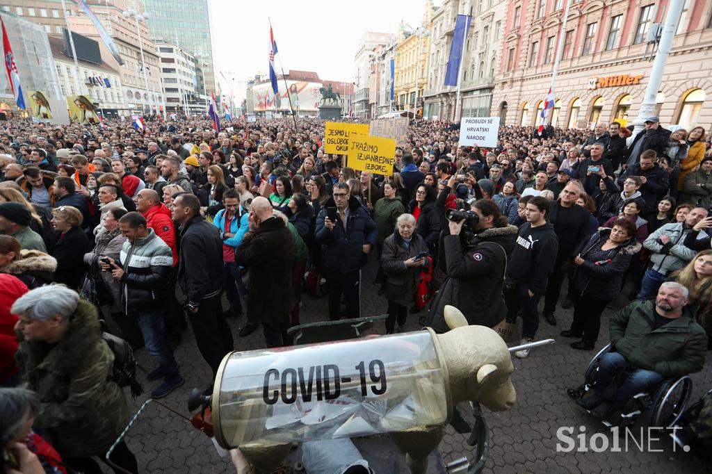 Zagreb protesti