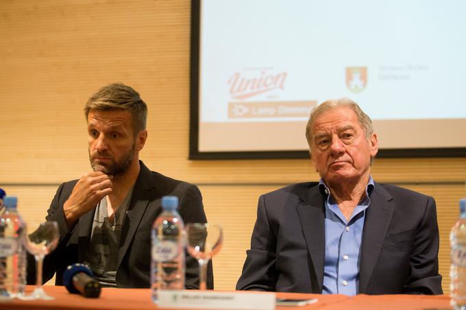 Igor Bišćan in Milan Mandarić. | Foto: Urban Urbanc/Sportida