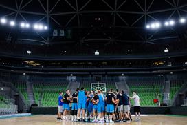 slovenska košarkarska reprezentanca trening