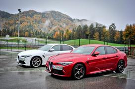 Alfa romeo giulia quadrifoglio - domača predstavitev