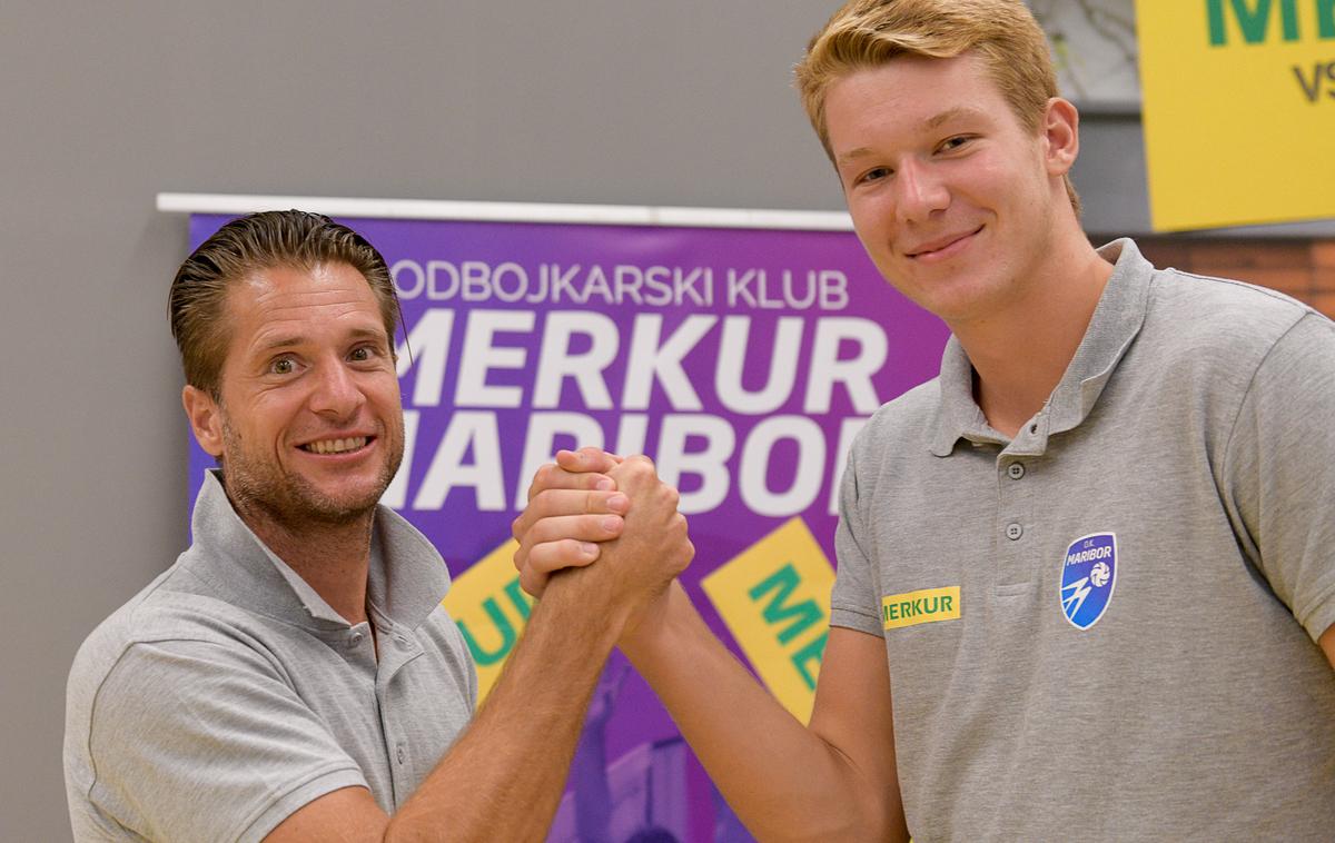 Ok Merkur Maribor | Rok Možič še eno sezono ostaja v Mariboru. | Foto OK Maribor