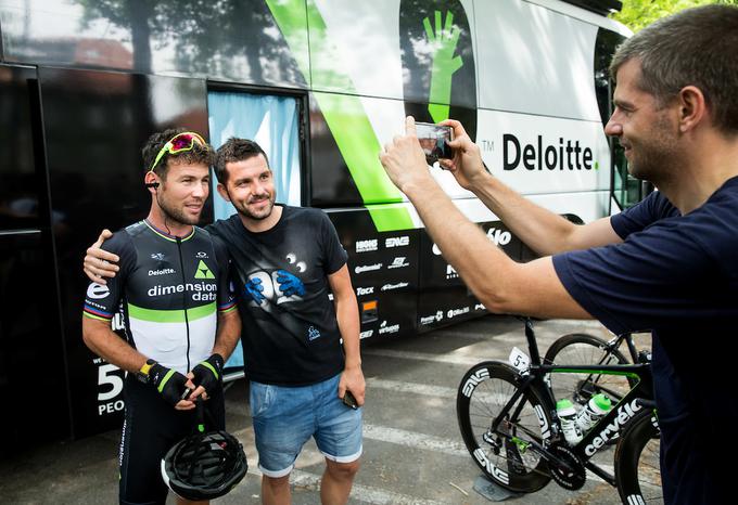 Mark Cavendish, eden najbolj prepoznavnih šprinterjev v tem desetletju, je na dirki Po Sloveniji dirkal trikrat. | Foto: Vid Ponikvar