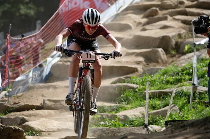 Haley Batten | Haley Batten je napadla v zadnjem od petih krogov in ciljno črto prečkala štiri sekunde pred tekmicami. | Foto Guliverimage