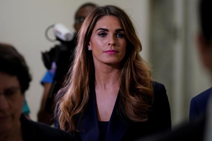 Hope Hicks | Preden so okužbo potrdili pri Trumpovih, je bila na testiranju na novi koronavirus pozitivna predsednikova svetovalka Hope Hicks. | Foto Reuters