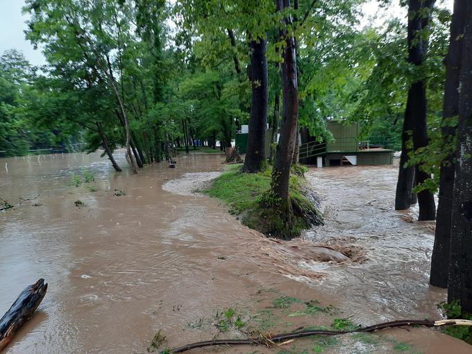 Tacen poplava | Foto: Kajakaška zveza Slovenije