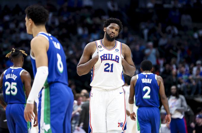 Joel Embiid je dosegel 35 točk. | Foto: Reuters