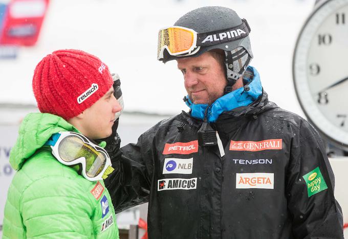 "Čas je za korak naprej," sta si marca v Kranjski Gori dejala Žan Kranjec in Klemen Bergant. | Foto: Sportida