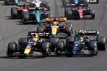 Hungaroring štart Lewis Hamilton Max Verstappen