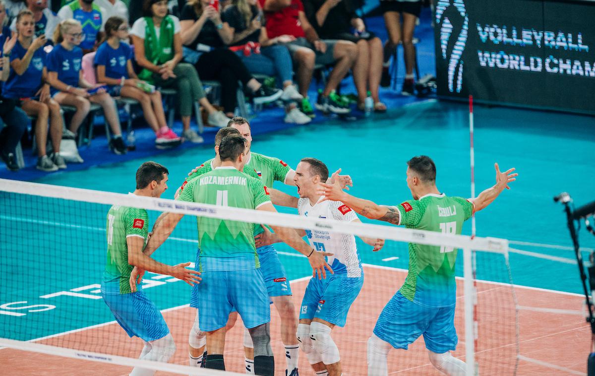 SP v odbojki 2022 (Stožice): Slovenija - Ukrajina, slovenska odbojkarska reprezentanca | Slovenski odbojkarji se bodo 7. junija na Japonskem v ligi narodov najprej pomerili s Srbi. | Foto Siniša Kanižaj/Sportida