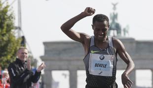 Dramatičen konec berlinskega maratona, Bekele za las zgrešil svetovni rekord