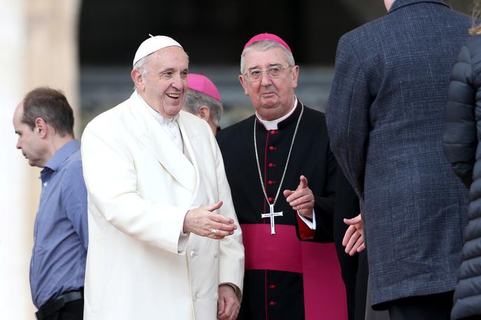 Diarmuid Martin in papež Frančišek | Foto Reuters