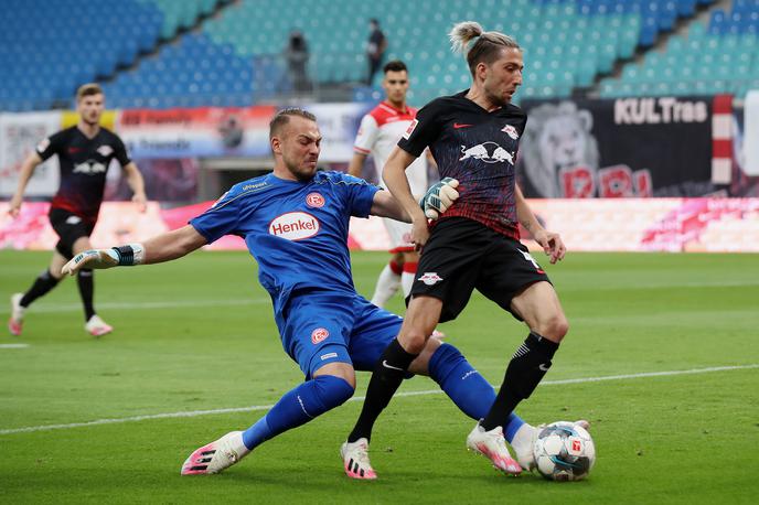 Kevin Kampl Leipzig | Kevin Kampl je s soigralci v izdihljajih tekme zapravil dve točki. | Foto Getty Images