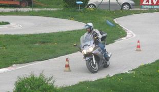 Tolminski policisti za večjo varnost voznikov motornih koles (FOTO)