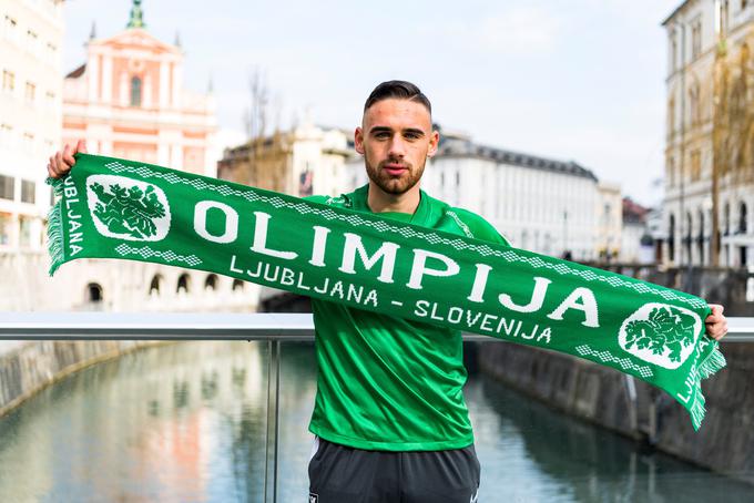 Aljoša Matko bo do konca sezone igral v dresu Olimpije kot posojeni nogometaš švedskega Hammarbyja. | Foto: NK Olimpija Ljubljana