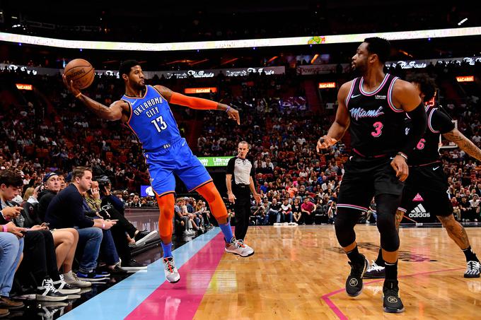 Paul George je ob zmagi nad Miamijem končal pri 43 točkah. | Foto: Reuters