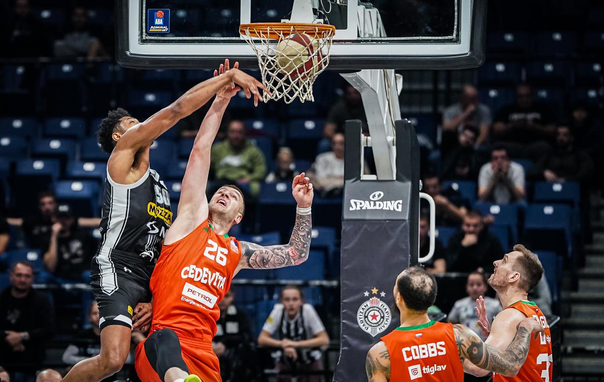 Partizan Cedevita Olimpija | Cedevita Olimpija je gostovala pri Partizanu in se tudi po velikem zaostanku ni predala. | Foto Partizan Mozzart Bet/Dragana Stjepanović