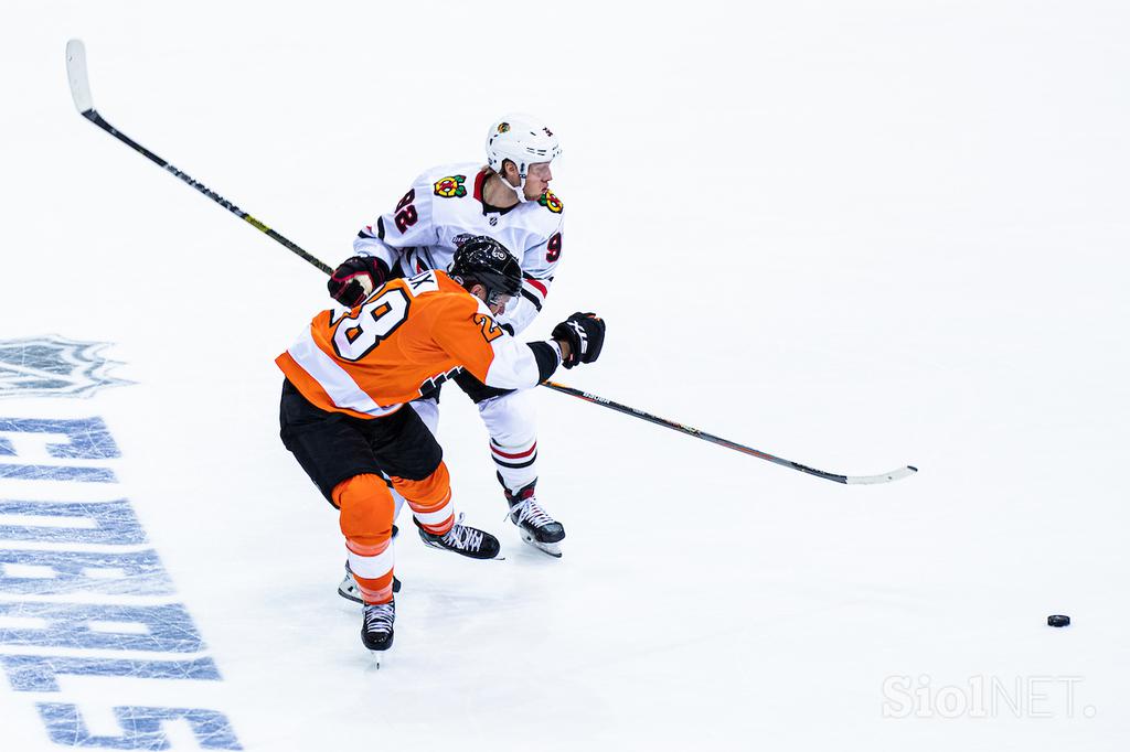 Chicago Blackhawks - Philadelphia Flyers NHL v Pragi 2019