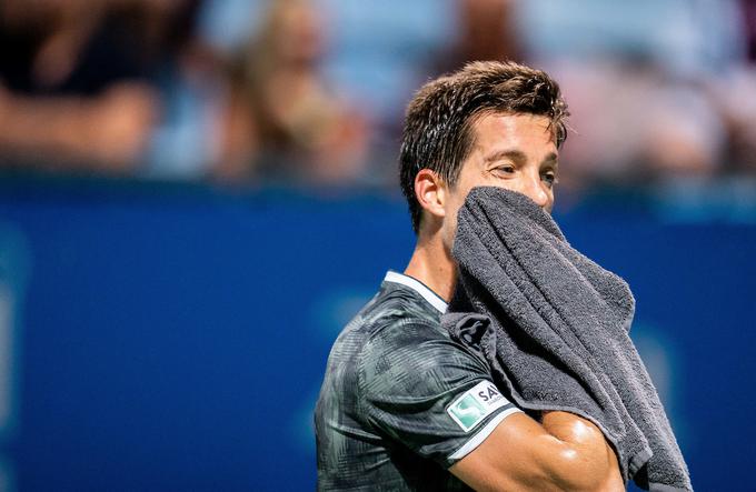 Aljaž Bedene je uspešno prestal prvi krog turnirja v Metzu. | Foto: Vid Ponikvar