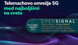 Telemachovo omrežje 5G med najboljšimi na svetu