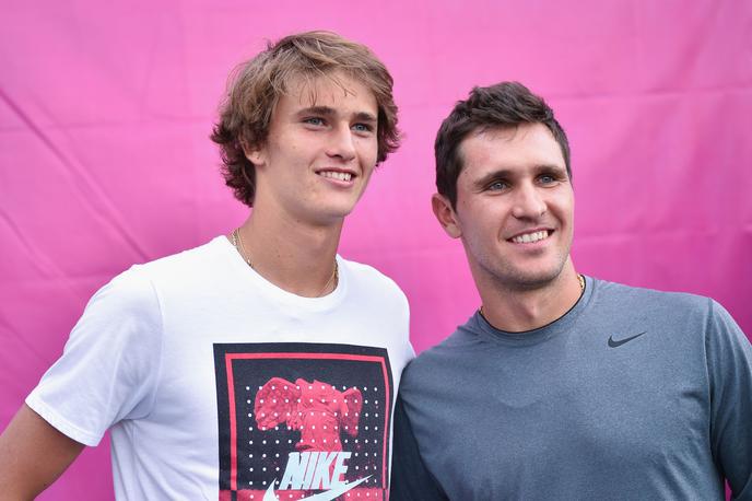 Alexander Mischa Zverev | Tretji igralec sveta Alexander Zverev je bil rojen v Hamburgu, njegov devet let starejši brat Mischa pa v Moskvi. | Foto Guliver/Getty Images