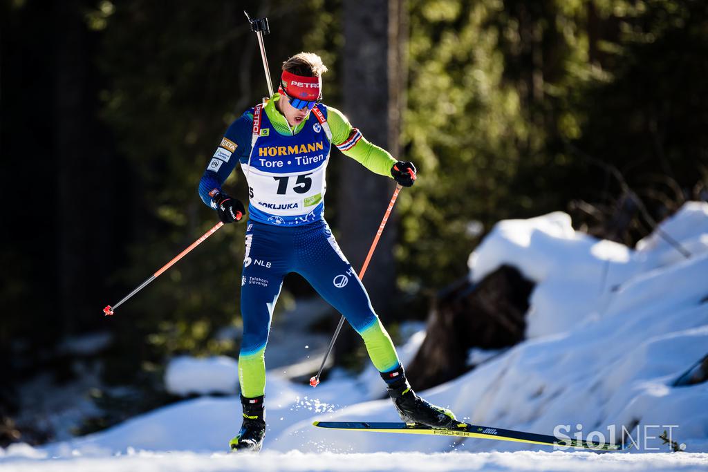 Pokljuka svetovni pokal šprint moški Alex Cisar