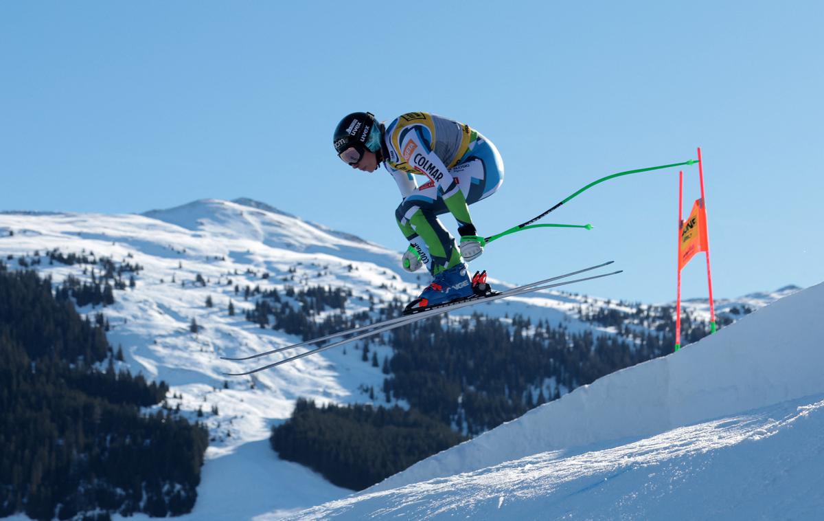 Ilka Štuhec, SP Saalbach 25 | Na prvem treningu smuka je bila Ilka Štuhec med najhitrejšo deseterico. | Foto Reuters