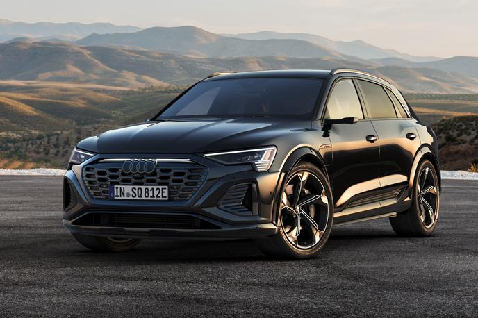 Audi Q8 e-tron | Q8 e-tron bo dolg 4,9 metra, širok bo 1,9 metra, imel pa bo tudi kar 2,9 metra medosne razdalje | Foto Audi