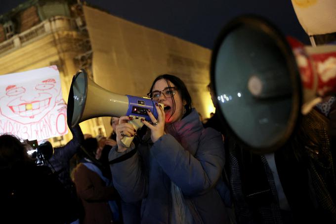 Protestniki v Budimpešti | Foto: Reuters