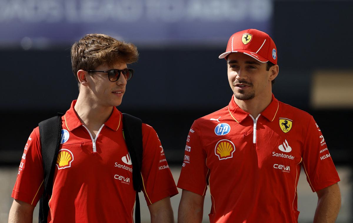 Charles Leclerc,  Arthur Leclerc | Charles in Arthur Leclerc bosta na zadnji dirki svetovnega prvenstva v formuli 1, veliki nagradi Abu Dabija, slavila posebno premiero.  | Foto Reuters