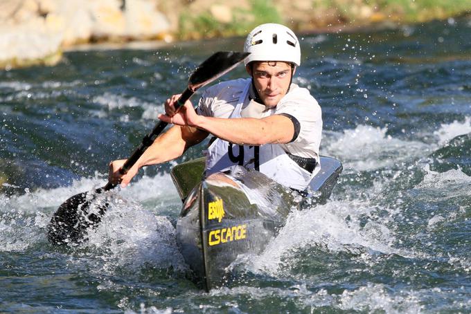 "Malo me je motila zgodnja ura, saj nisem jutranji tip človeka. A medalja je tu, tako da se ne morem pritoževati," je povedal bronsti Anže Urankar. | Foto: Nina Jelenc