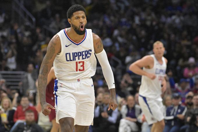 Paul George bi se lahko z LA Clippers v prvem krogu končnice pomeril z Dončićevim Dallasom. | Foto: Reuters