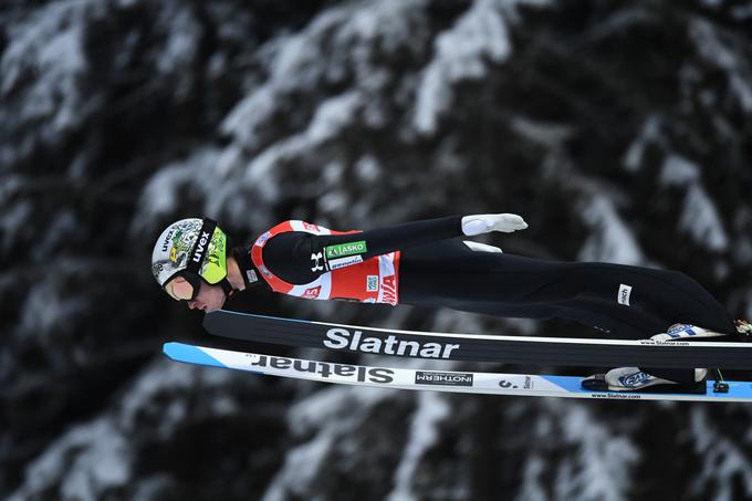 Anže Lanišek je zdaj četrti v svetovnem pokalu. | Foto: Guliverimage/Vladimir Fedorenko