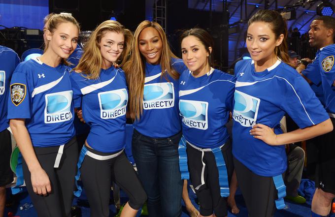 Serena in Meghan sta se spoznali na newyorškem dogodku DirecTV Beach Bowl februarja 2014. | Foto: Getty Images