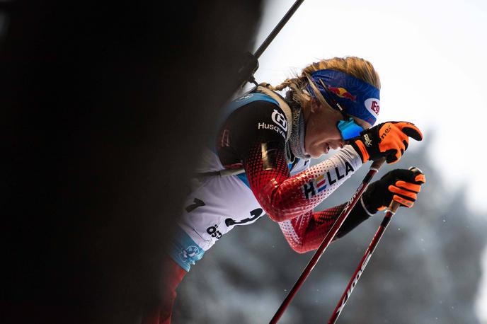 Lisa Theresa Hauser | Lisa Theresa Hauser je z zmago na sprintu prevzela tudi vodstvo v svetovnem pokalu. | Foto Guliverimage