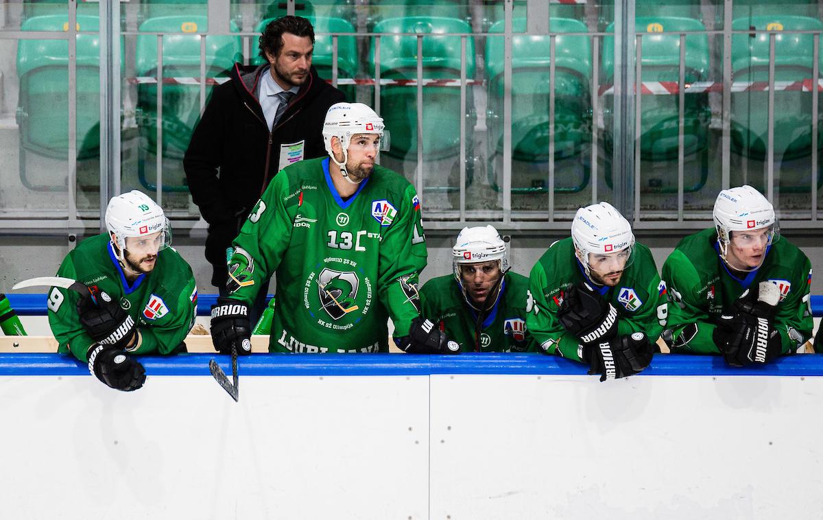 HK SŽ Olimpija - RB Salzburg II | Gregor Polončič ni več glavni trener članske Olimpije. Zamenjal ga bo finski strateg Raimo Summanen. | Foto Grega Valančič/Sportida