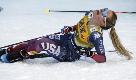 Jessie Diggins potrdila veliki kristalni globus, Amundsen ga je dvignil v moški konkurenci