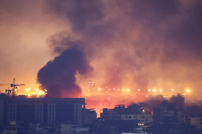 Izraelsko bombardiranje Bejruta | Foto: Reuters