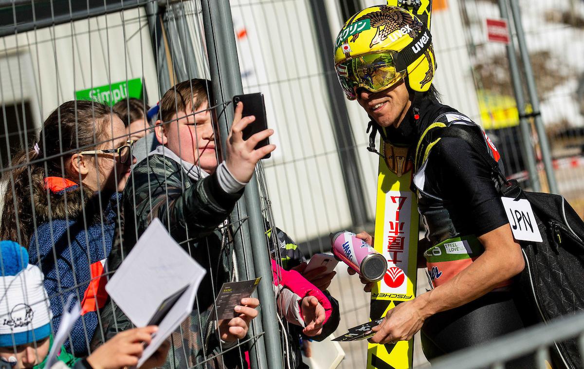 Noriaki Kasai | Noriaki Kasai je zelo priljubljen pri slovenskih ljubiteljih skokov. | Foto Vid Ponikvar