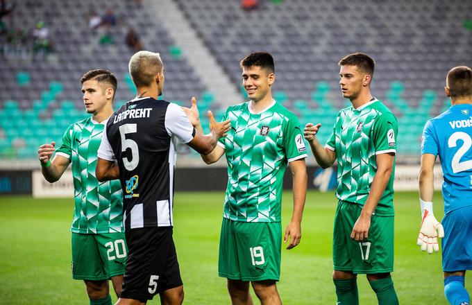 Olimpija si je pred ''tekmo sezone'' dvignila samozavest z visoko sobotno zmago nad Rogaško (5:0), na kateri je trener Henriques spočil veliko prvokategornikov, Ludogorec pa je konec prejšnjega tedna počival, saj je dvoboj bolgarskega prvenstva s Slavijo iz Sofije prestavljen. | Foto: Nik Moder/Sportida