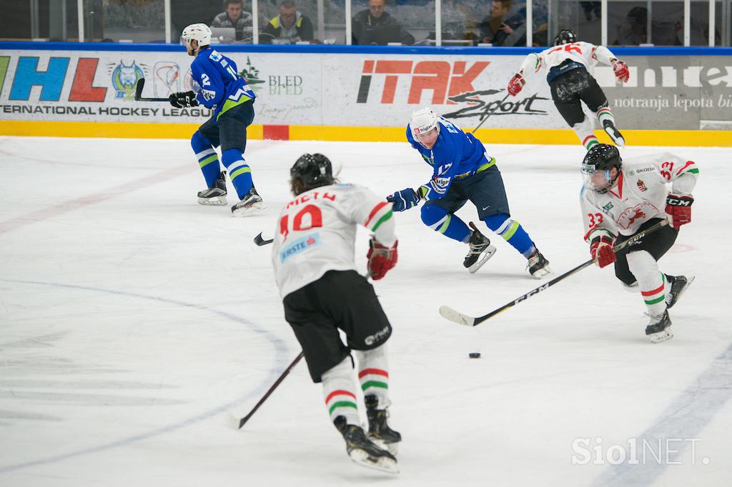 slovenska hokejska reprezentanca Madžarska Bled