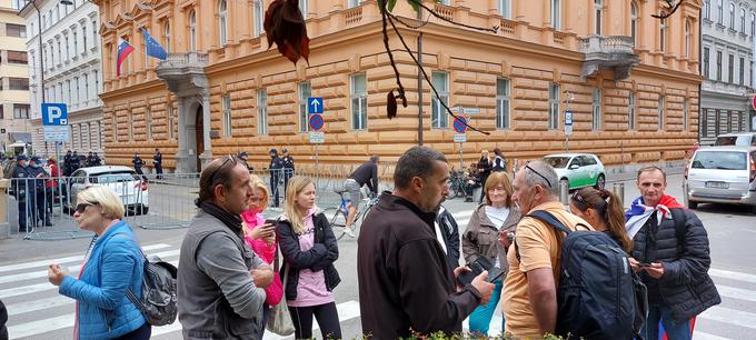 Protest pred ustavnim sodiščem | Foto: Bojan Puhek