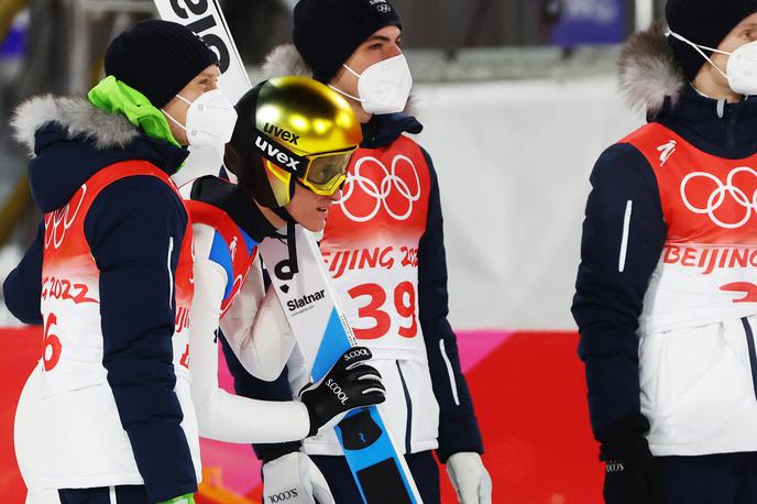 Peter Prevc | Peter Prevc je za vsega pol točke izgubil medaljo. | Foto Reuters