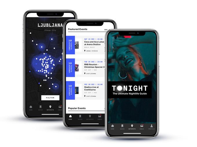 Aplikacija Tonight je uporabnikom platform Android in iPhone na voljo brezplačno. | Foto: Luka Kaše