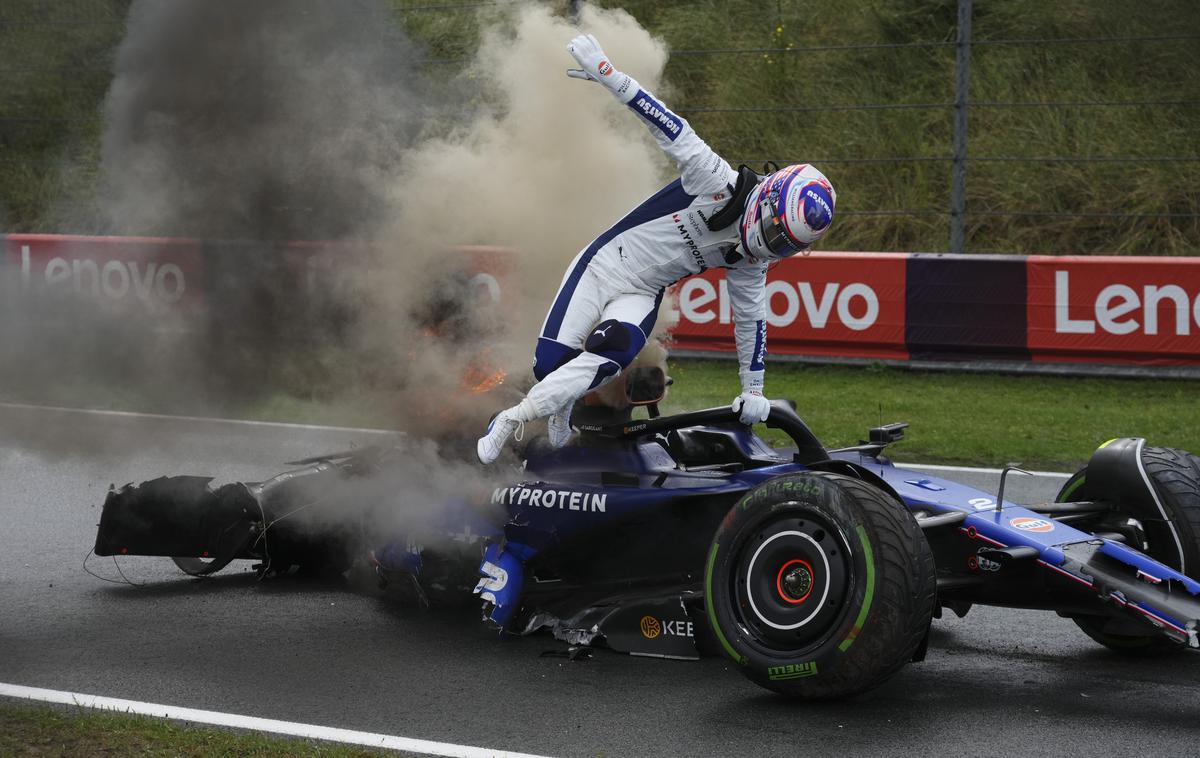 Zandvoort Logan Sargeant Williams |  Logan Sargeant kariero v formuli ena po nekaj več kot letu in pol končuje z eno samo točko, | Foto Guliverimage