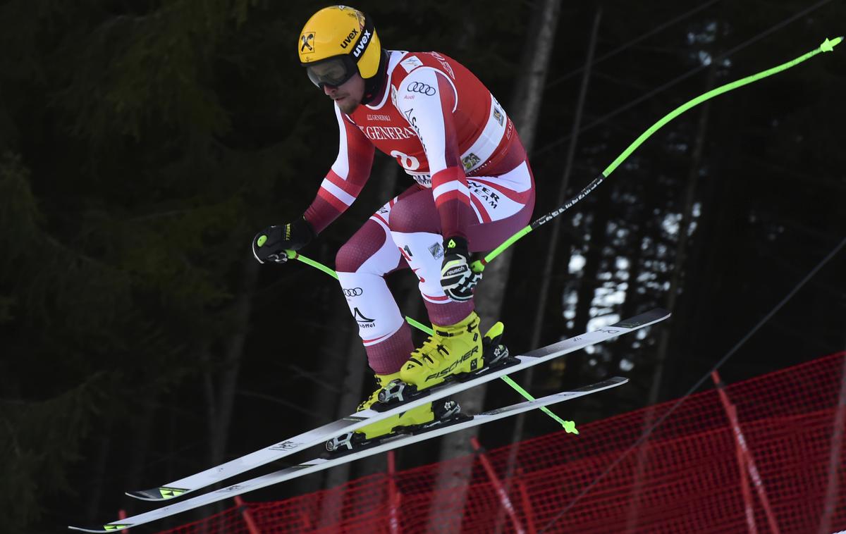 Max Franz | Max Franz je bil najhitrejši na edinem uradnem treningu v Garmisch-Partenkirchnu. | Foto Guliver Image