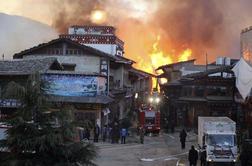 Zagorelo starodavno tibetansko mesto